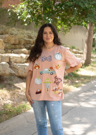 Festive Fall T-Shirt - Boutique Bella BellaT-Shirt