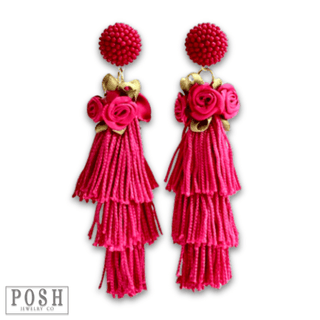 Fiesta fringe earring - LC - Boutique Bella BellaEarrings