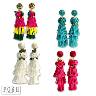 Fiesta fringe earring - LC - Boutique Bella BellaEarrings