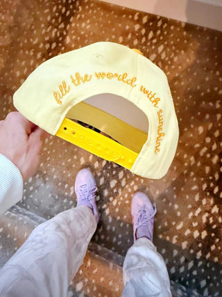 Fill the World with Sunshine Smiley Hat - Boutique Bella BellaHat