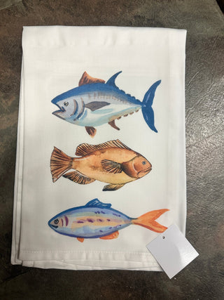 Fish Imprint Tea Towel - Boutique Bella BellaTea Towel