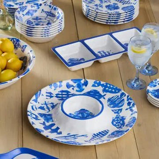 Fish Tale Melm Chip & Dip 14.5" - Boutique Bella BellaServing Platter
