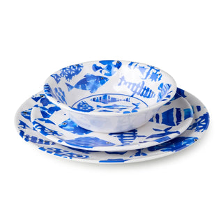 Fish Tale Melm Dinner Plate 11" - Boutique Bella Belladinner plate