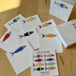 Fishbitty Mini Note Cards - Boutique Bella Bellanotecards