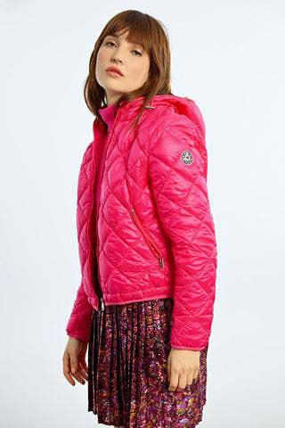 Flaming Fuchsia Puffer Jacket - Boutique Bella BellaJacket