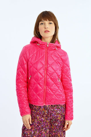 Flaming Fuchsia Puffer Jacket - Boutique Bella BellaJacket