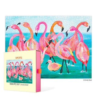 Flamingo Beach 1000 - piece Puzzle - Boutique Bella BellaJigsaw puzzle