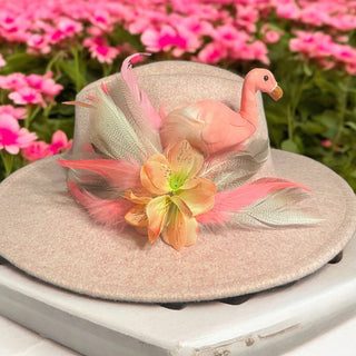 Flamingo Fab Hat Fascinator - Boutique Bella Bellahat accessories
