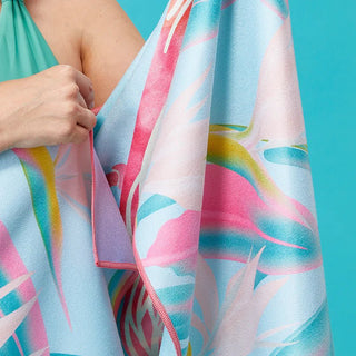 Flamingo Sunset Go Big Towel - Boutique Bella BellaBeach Towel