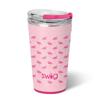 Flamingos Party Cup 24oz - Boutique Bella BellaTumbler