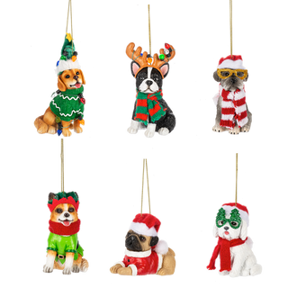 Fleas Navidad Dog Ornaments - Boutique Bella Bellaornament