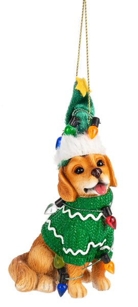 Fleas Navidad Dog Ornaments - Boutique Bella Bellaornament