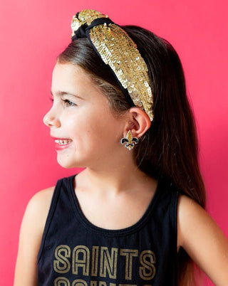 Fleur De Lis Stud Earrings - Boutique Bella BellaEarrings
