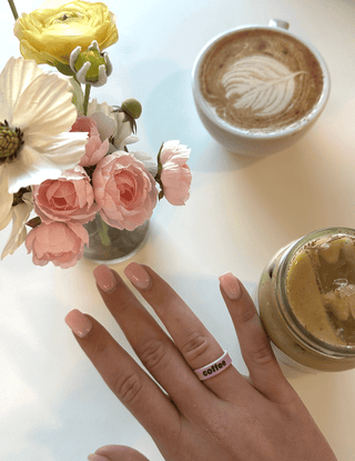 Flip Reversible cocktails and coffee ring - Boutique Bella BellaRing