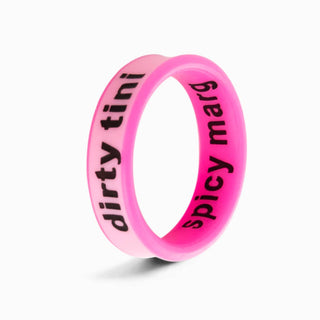 Flip Reversible spicy marg and dirty tini Ring - Boutique Bella BellaRing