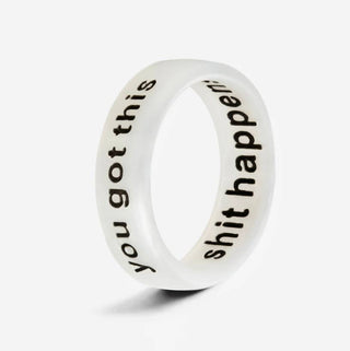 Flip Reversible you got this and sh*t happens ring - Boutique Bella BellaRing