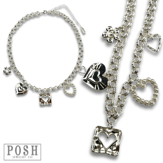 Flirty charm necklace - Boutique Bella BellaNecklaces