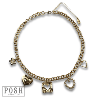 Flirty charm necklace - Boutique Bella BellaNecklaces
