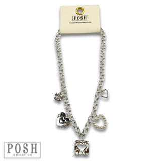 Flirty charm necklace - Boutique Bella BellaNecklaces