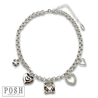Flirty charm necklace - Boutique Bella BellaNecklaces
