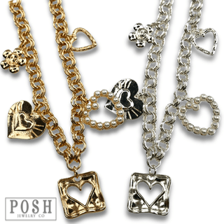Flirty charm necklace - Boutique Bella BellaNecklaces