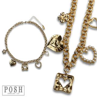 Flirty charm necklace - Boutique Bella BellaNecklaces