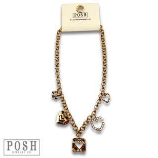 Flirty charm necklace - Boutique Bella BellaNecklaces