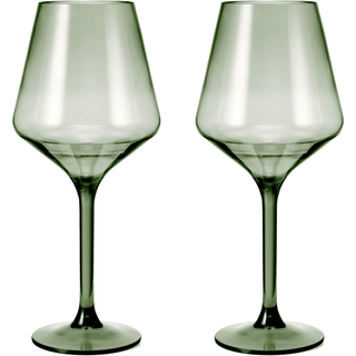 Floating Wine Glasses For Pool Set Of 2 15 Oz Shatterproof Poolside Wine Glasses Tritan Plastic Reus - Boutique Bella BellaWine Glasses