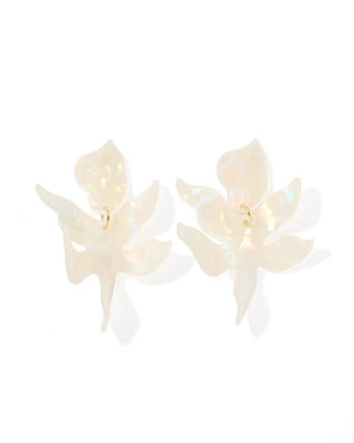 Flora Statement Earrings - Iridescent - Boutique Bella BellaEarrings