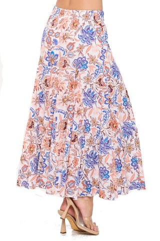 Floral Maxie Swing Skirt - Boutique Bella BellaSkirt