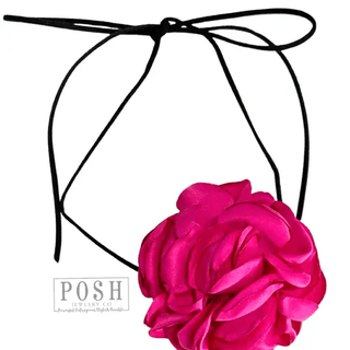 Flower choker necklace, last call - Boutique Bella BellaNecklaces