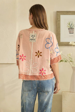 Flower Power Top - Boutique Bella BellaTops