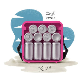 Foam Flamingo Pink Cooler - Boutique Bella Bellacooler