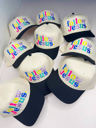 Follow Jesus. Hat - Boutique Bella BellaTrucker Hat