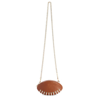 FOOTBALL CROSS-BODY BROWN - Boutique Bella BellaCrossbody