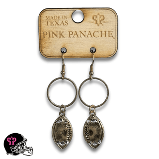 Football Game Day earring with Austrian crystals - LC - Boutique Bella BellaEarrings