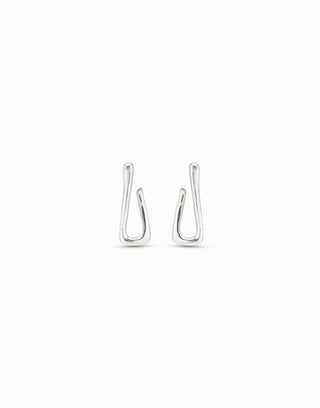 For U Earrings - Silver - Boutique Bella BellaUno de 50 - Earrings