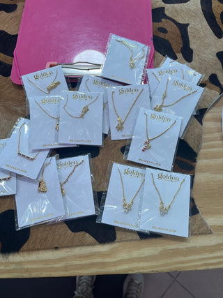 FOREVER GOLDEN CHRISTMAS NECKLACES - Boutique Bella BellaJewlery