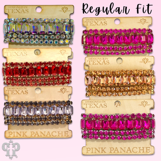 Four strand mixed rhinestone bracelet, two sizes - Boutique Bella BellaBracelets