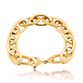 Frankie Oval Link Bracelet - Boutique Bella BellaBracelet