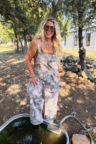 Free Range Camo Overalls *Pre-Order* - Boutique Bella BellaOveralls