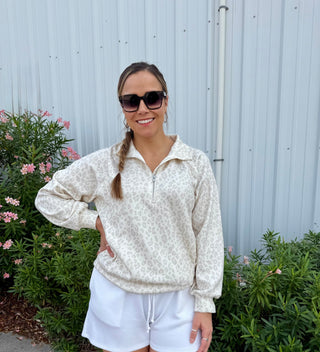 Frost Leopard Pullover - Boutique Bella BellaPullover