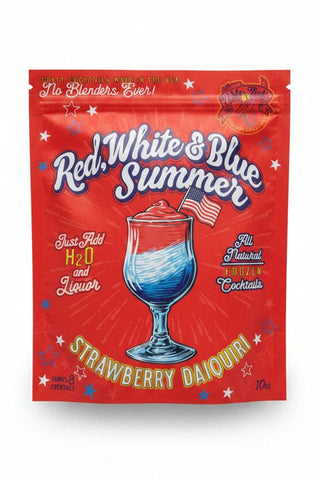 Frozen Cocktail Mix - Red White & Blue Summer Strawberry Daiquiri - Boutique Bella Belladrink mix