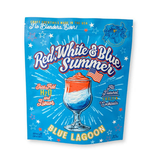 Frozen Red White & Blue Summer - Blue Lagoon - Boutique Bella Belladrink mix