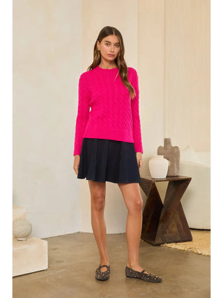 Fuchsia & Fabulous Sweater - Boutique Bella BellaSweater