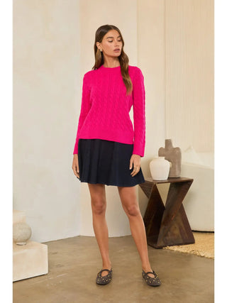 Fuchsia & Fabulous Sweater - Boutique Bella BellaSweater