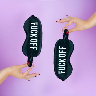“Fuck-Off” Mask Black - Boutique Bella BellaSleep Mask