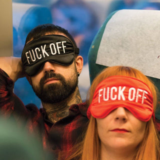 “Fuck-Off” Mask Black - Boutique Bella BellaSleep Mask