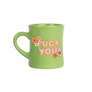Fuck You Green Diner Mug - Boutique Bella BellaMug