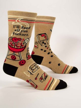 Funny Men's Crew Socks - Boutique Bella Bellacrew socks
